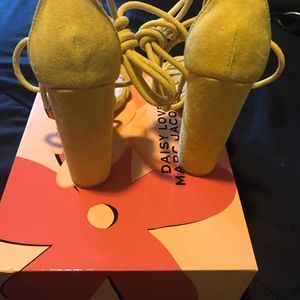 Ankle wrap around heels